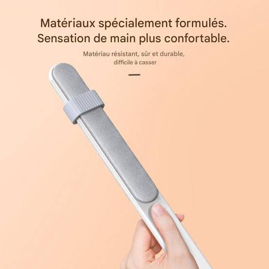 Rouleau de Nettoyage Pour Poils d'Animaux Domestiques Réutilisable Écologique, sur Meubles/Vêtements Blanc - Lytech - Image 4