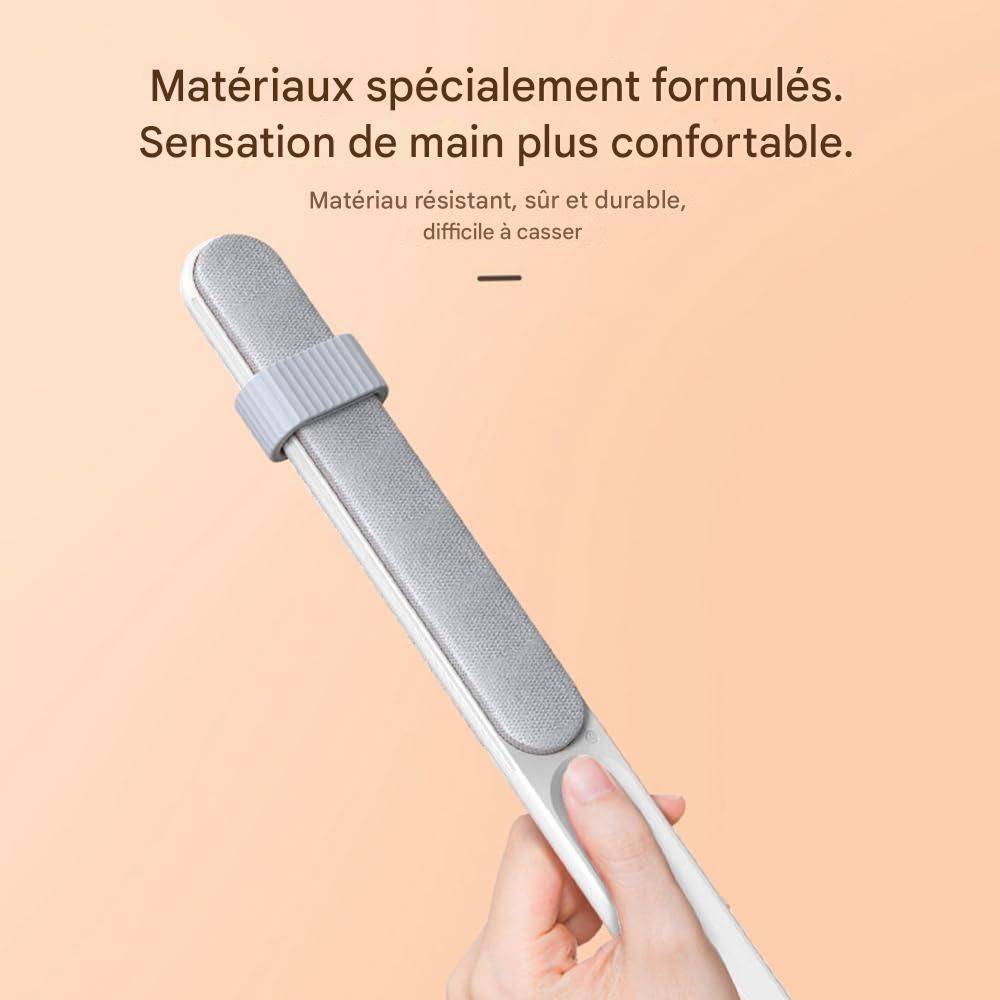 Rouleau de Nettoyage Pour Poils d'Animaux Domestiques Réutilisable Écologique, sur Meubles/Vêtements Blanc - Lytech - Image 4