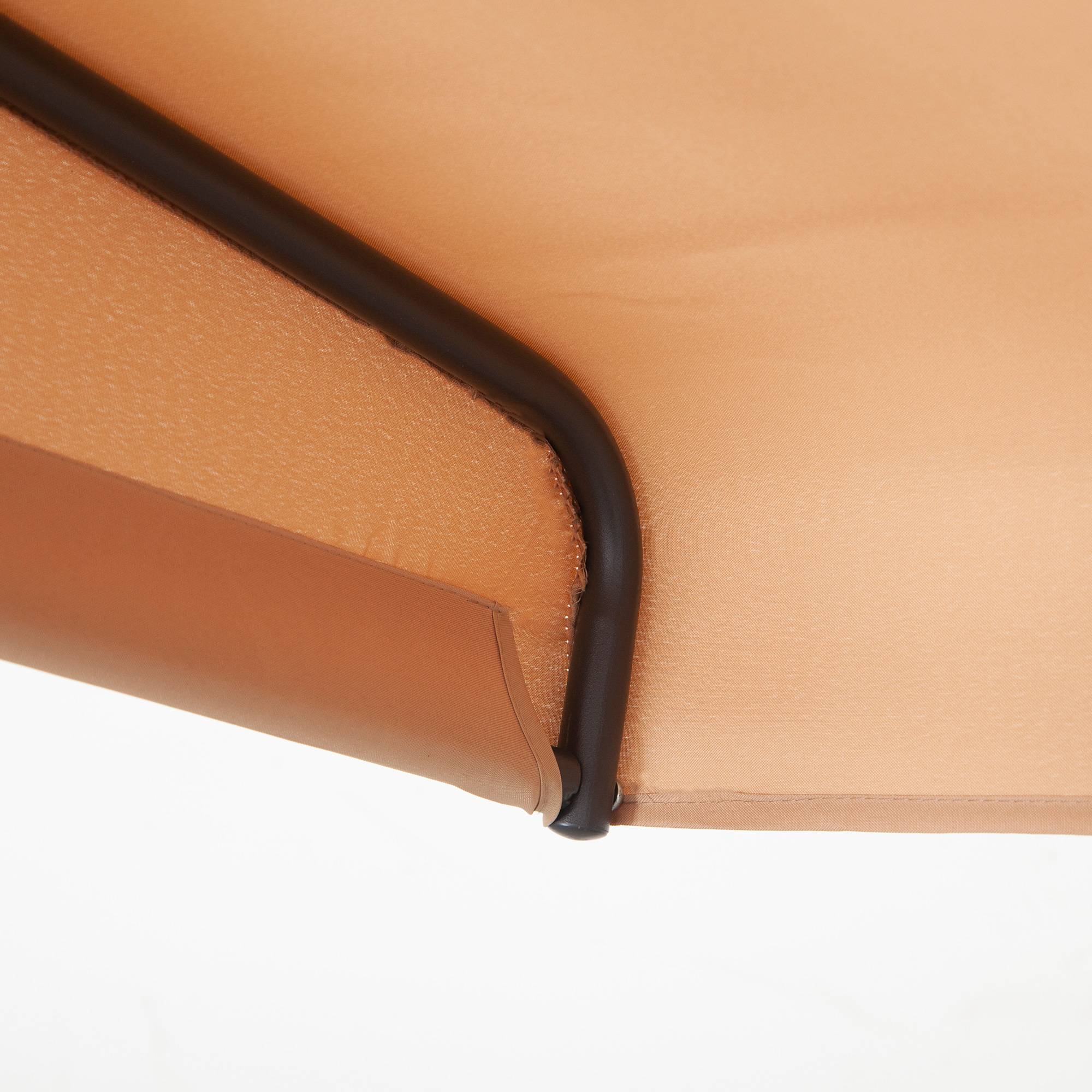Balancelle de jardin 3 places acier textilène patio toit imperméable ergonomique beige - ComfortXL Outdoor Living - Image 10