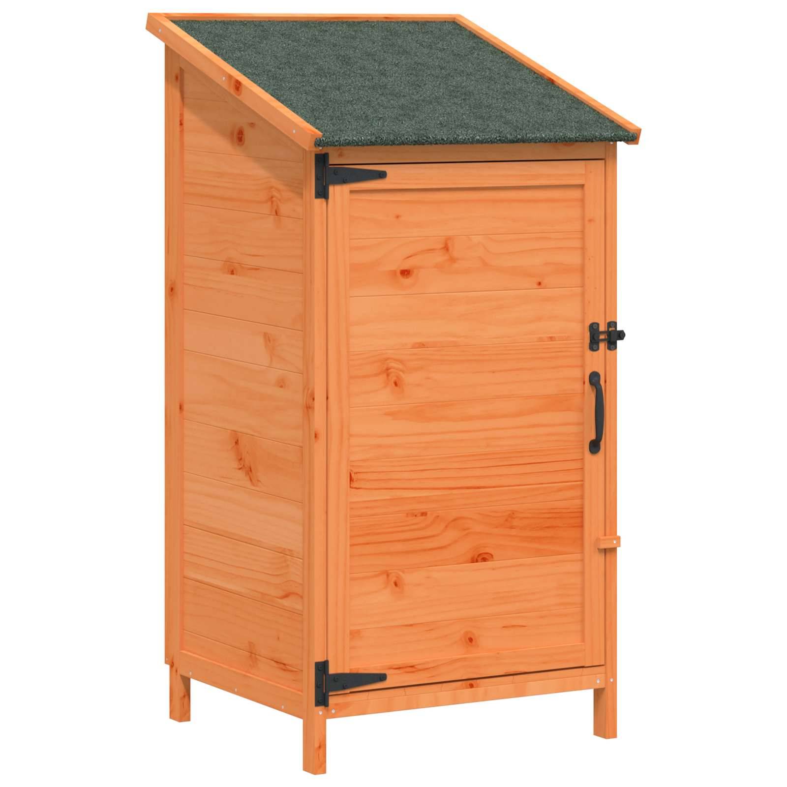PANGIVO - Abri de jardin bois de sapin marron 59 x 56 x 113.5 cm, poids:14.3kg - PANGIVO - Image 2
