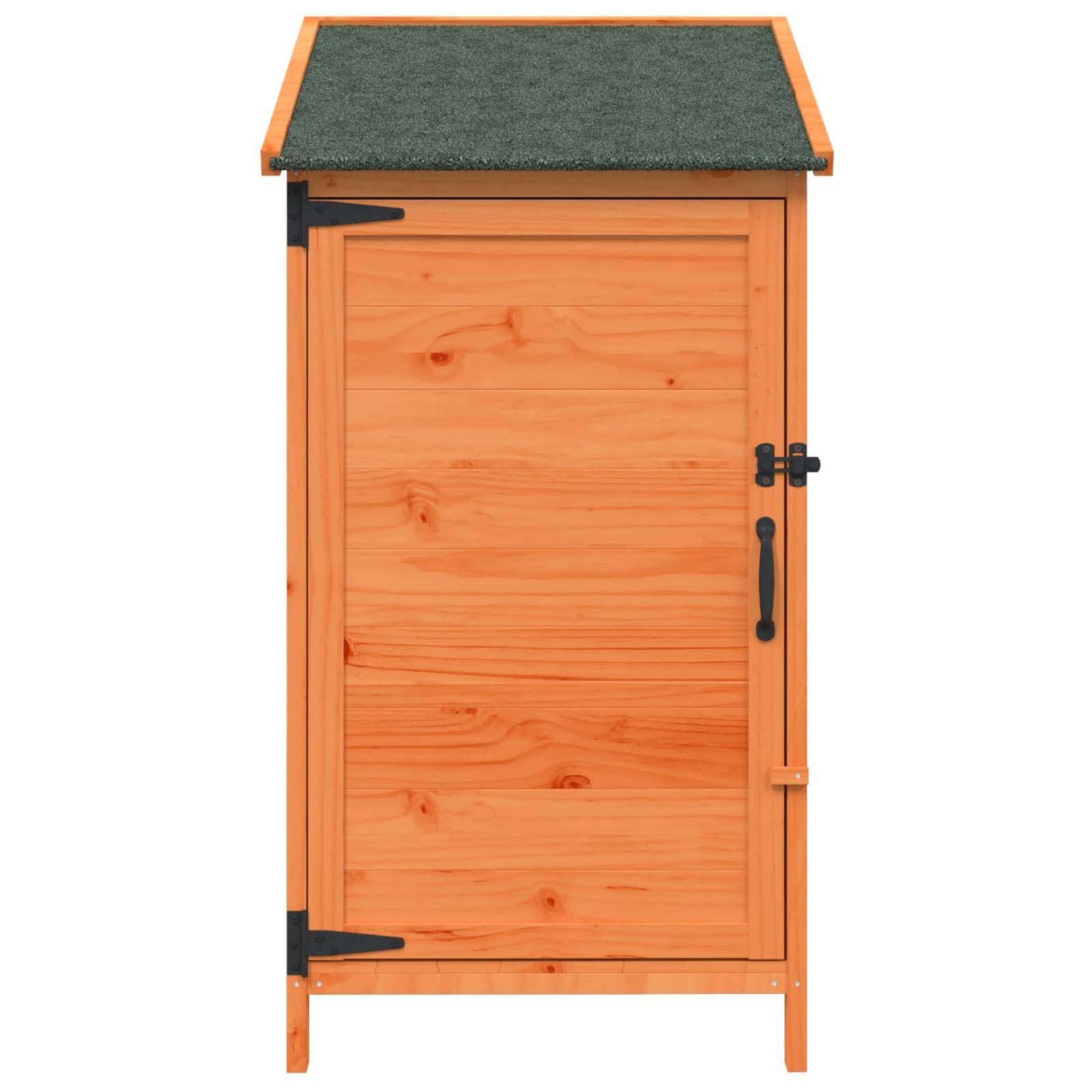 PANGIVO - Abri de jardin bois de sapin marron 59 x 56 x 113.5 cm, poids:14.3kg - PANGIVO - Image 5