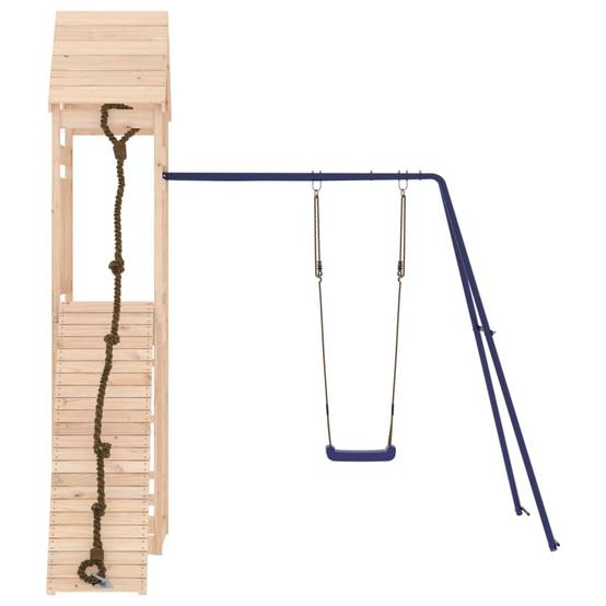 Helloshop26 - Aire de jeux d'extérieur portiques robuste jeux jardin 245 x 256 x 264 cm bois de pin massif - Imagen 4