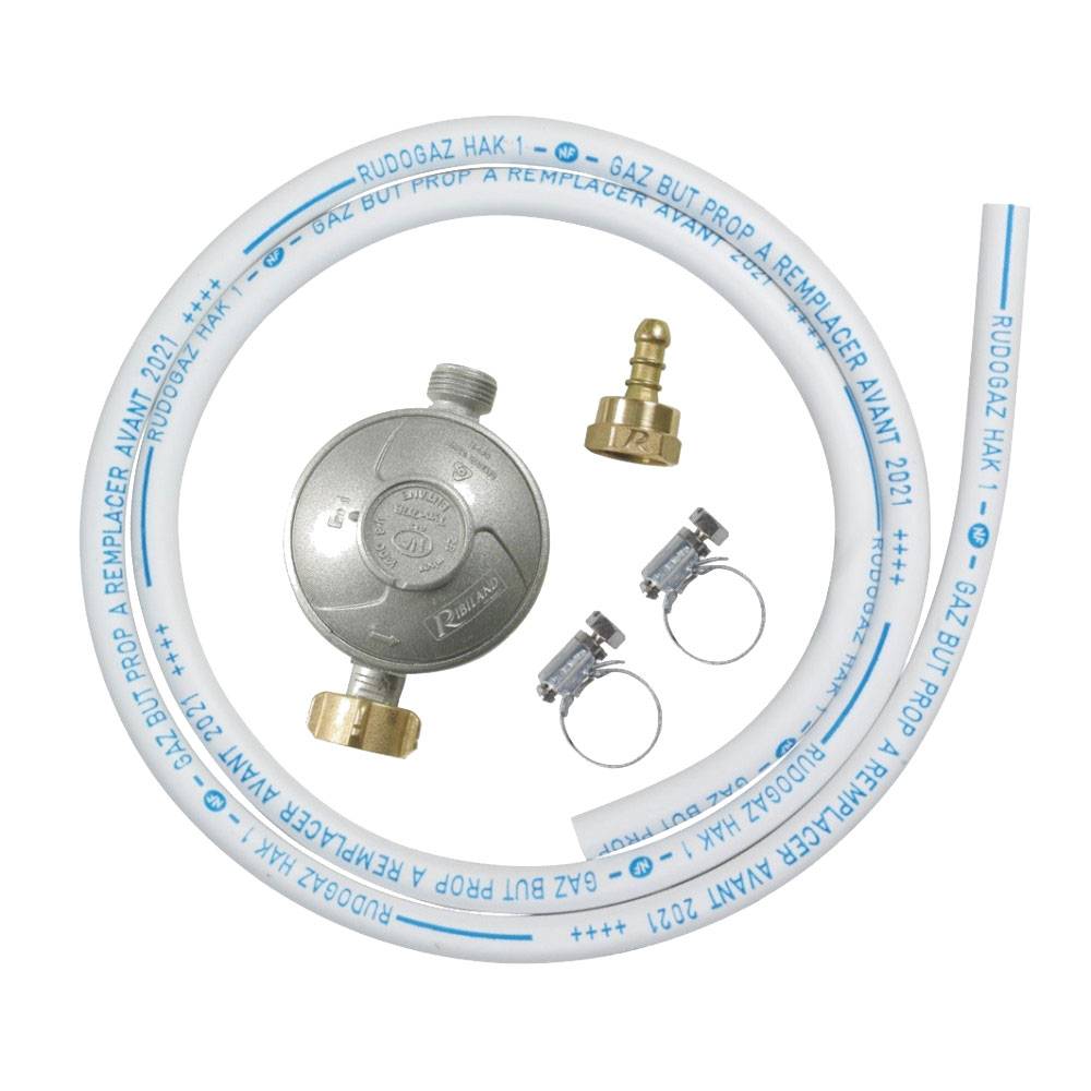 Ribimex - Kit tube souple butane à colliers - Image 1