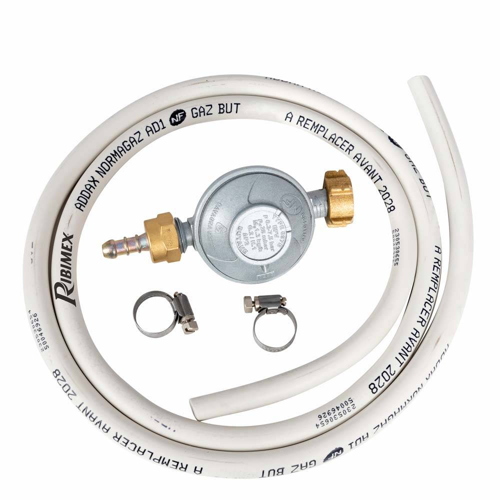 Ribimex - Kit tube souple butane à colliers Ø 6 x 12mm détendeur - Imagen 1