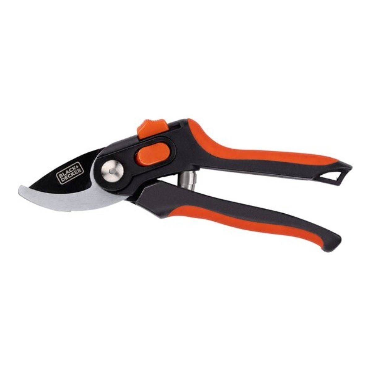 Sécateur de jardin Lame en Acier Trempé 20.3cm - Ciseaux de Jardin Coupe 13mm Plantes, Haies et Fleurs Black&Decker - Imagen 6