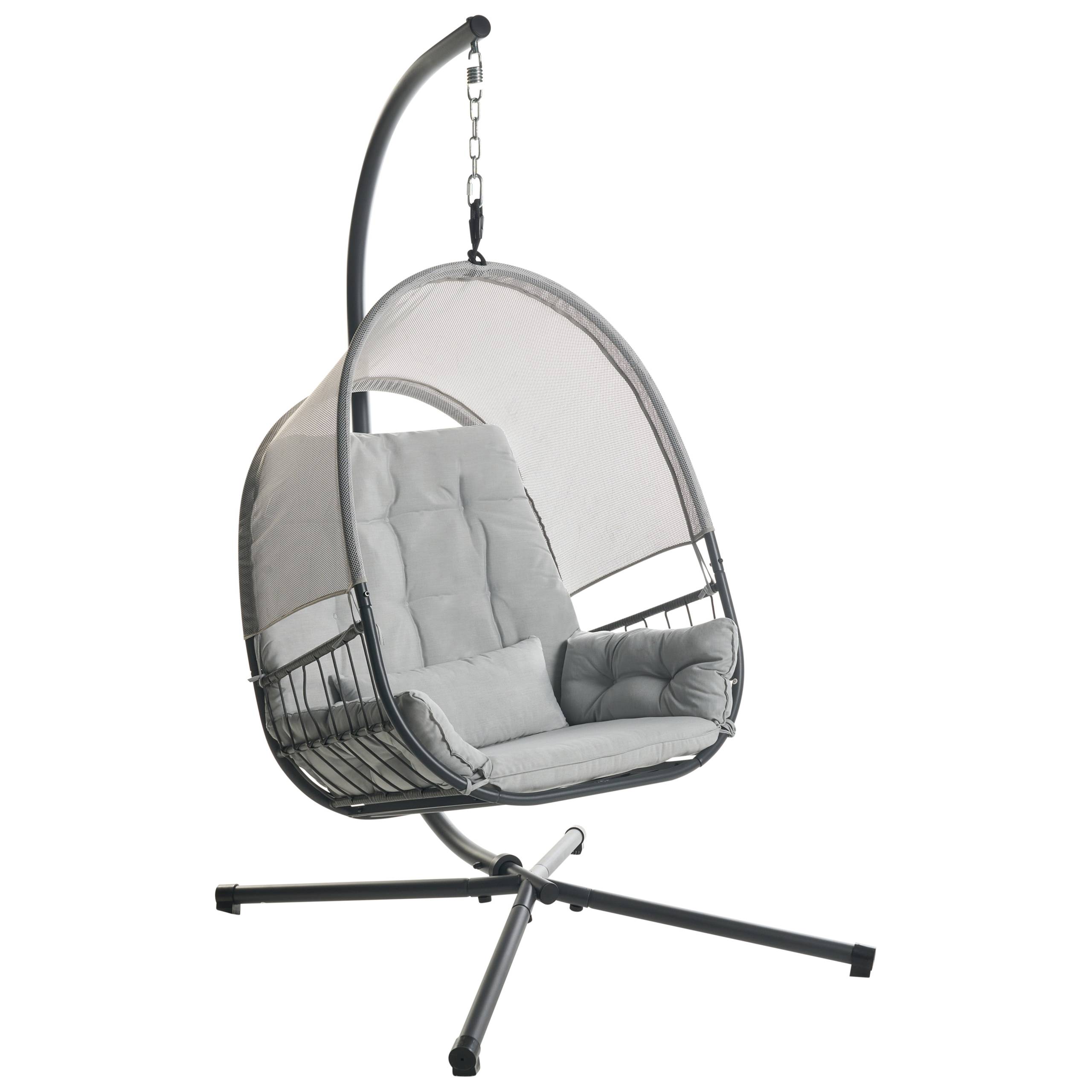 Beliani - Chaise porte-à-faux Tissu maillé Gris clair ALVIANO - 98x136x196- Beliani - Image 2
