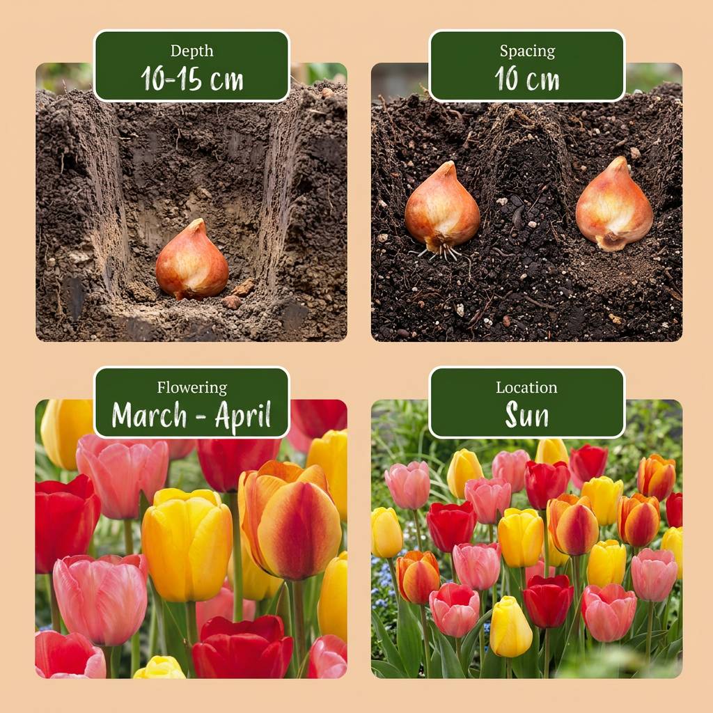 La Green Touch - Tulipe Darwin hybride en mélange - 15 bulbes - calibre 11/12 - Image 4