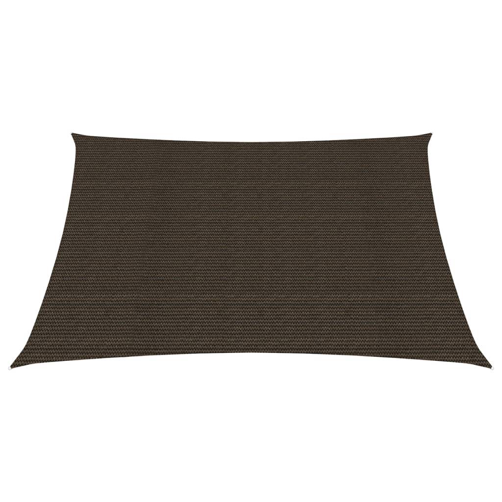 Helloshop26 - Voile d'ombrage 160 g/m² marron 4 x 4 m PEHD - Imagen 2