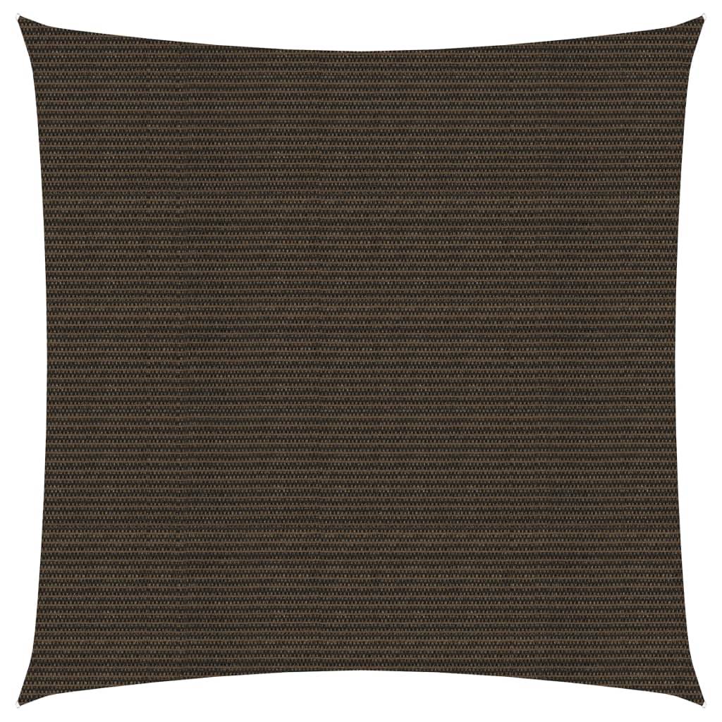 Helloshop26 - Voile d'ombrage 160 g/m² marron 4 x 4 m PEHD - Imagen 1