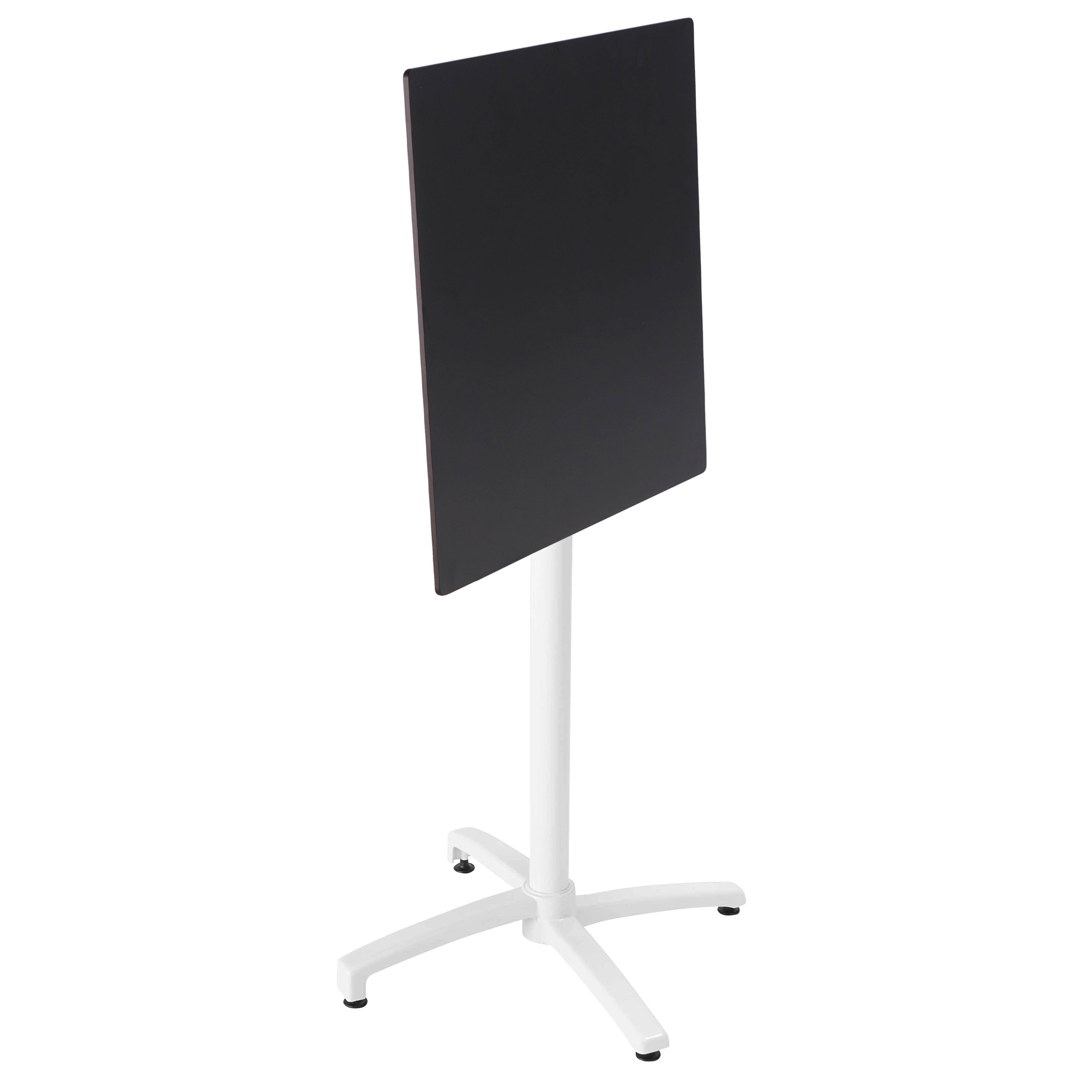 Oviala - Table haute de terrasse 60 x 60 cm inclinable stratifié noir Opéra - Oviala - Imagen 2