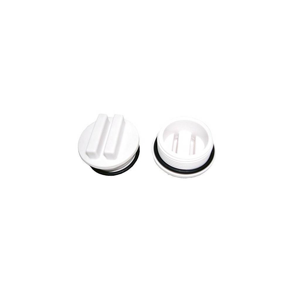 2 Bouchons de vidange avec Joint torique 1" 1/2 - piscine - SP1022C - Imagen 2
