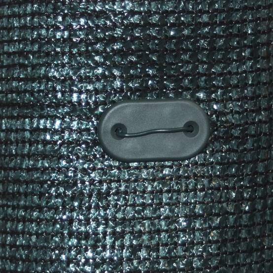 Kit de fixation Brise-vue - 26 pastilles + 4m de fil Gris foncé 1 kit - Image 2