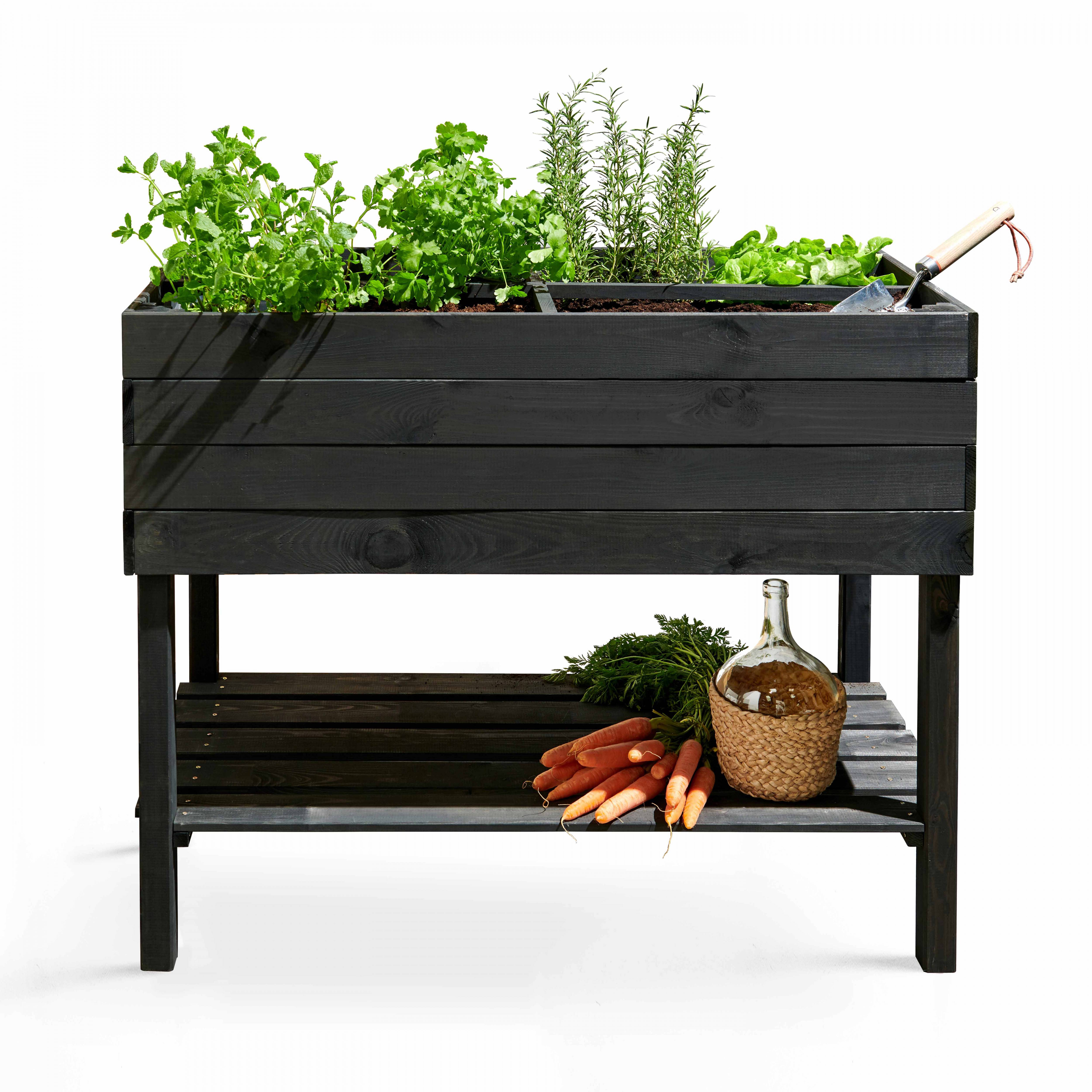 Oviala - Potager en bois rectangulaire sur pied gris
Topi - Oviala - Imagen 2