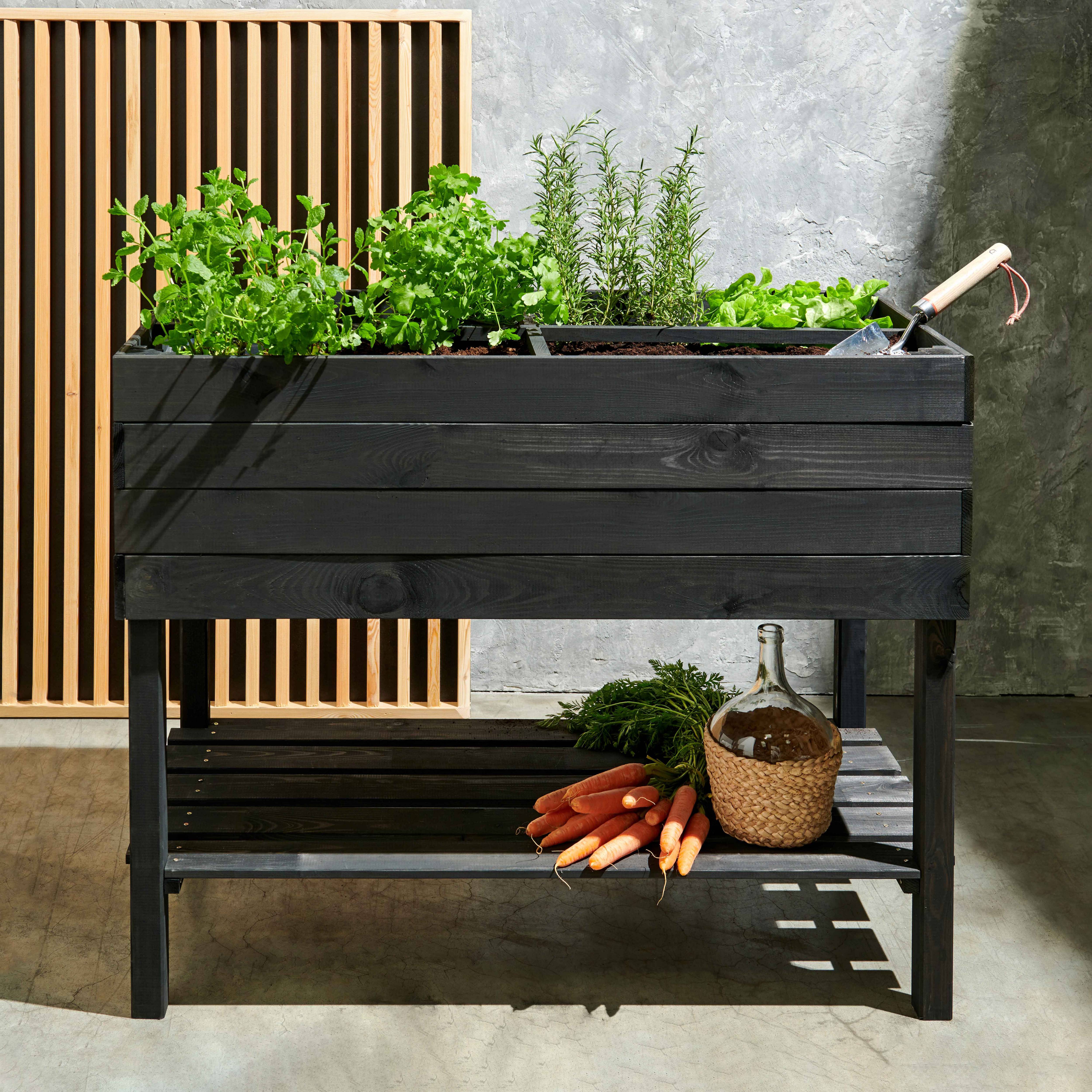 Oviala - Potager en bois rectangulaire sur pied gris
Topi - Oviala - Imagen 3