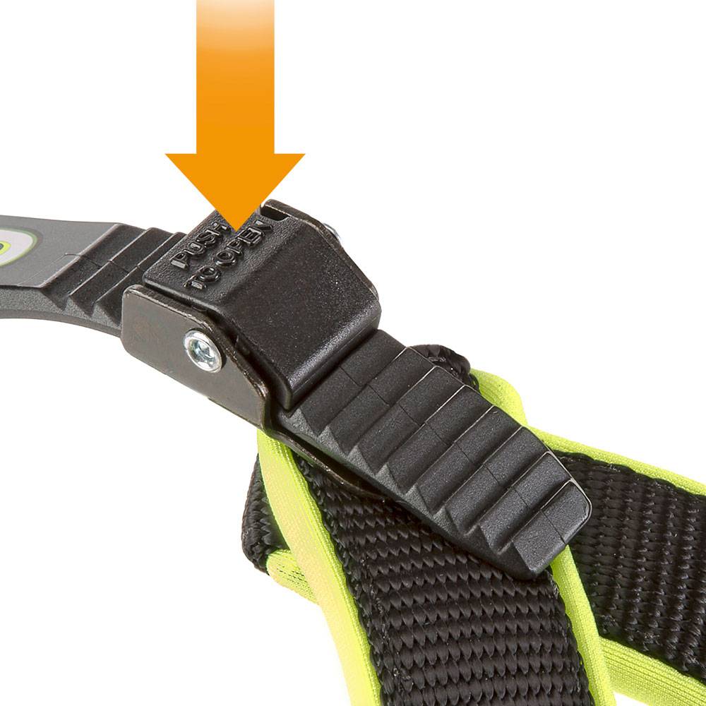 Ferplast - Ferplast Harnais ergonomique pour chiens AGILA FLUO 7, ajustement parfait, fermeture à double micro-régulation, rembourrage souple, A=B 63÷71 cm 25 mm - Imagen 5
