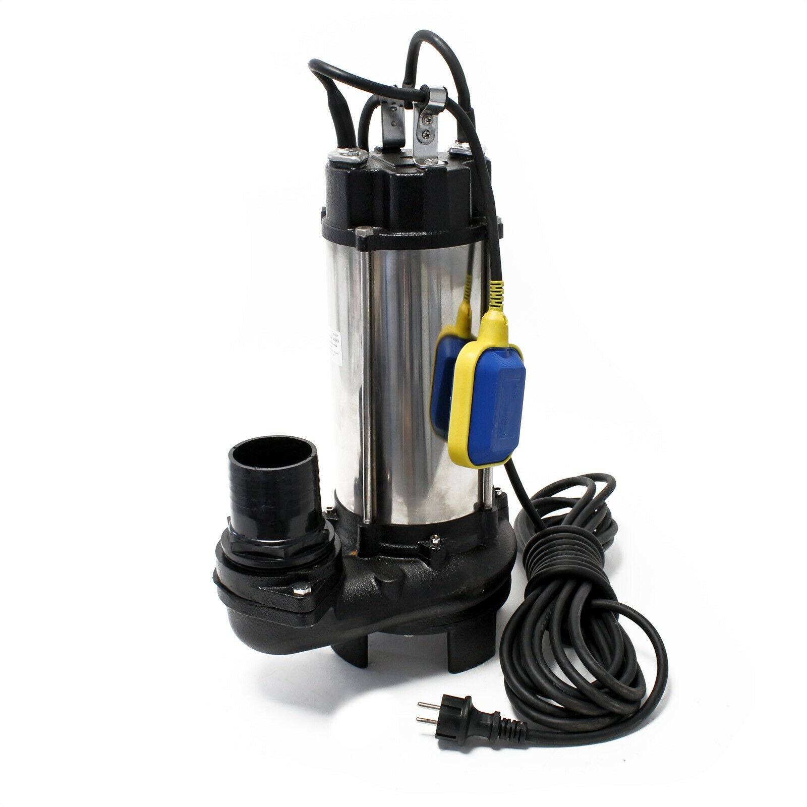 Helloshop26 - Pompe pour eaux sales flotteur broyeur de végétaux 31200l/h 2200 watts - Imagen 1