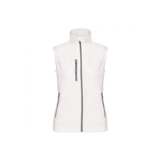 Bodywarmer Softshell femme Kariban imperméable Blanc XXL - Image 1