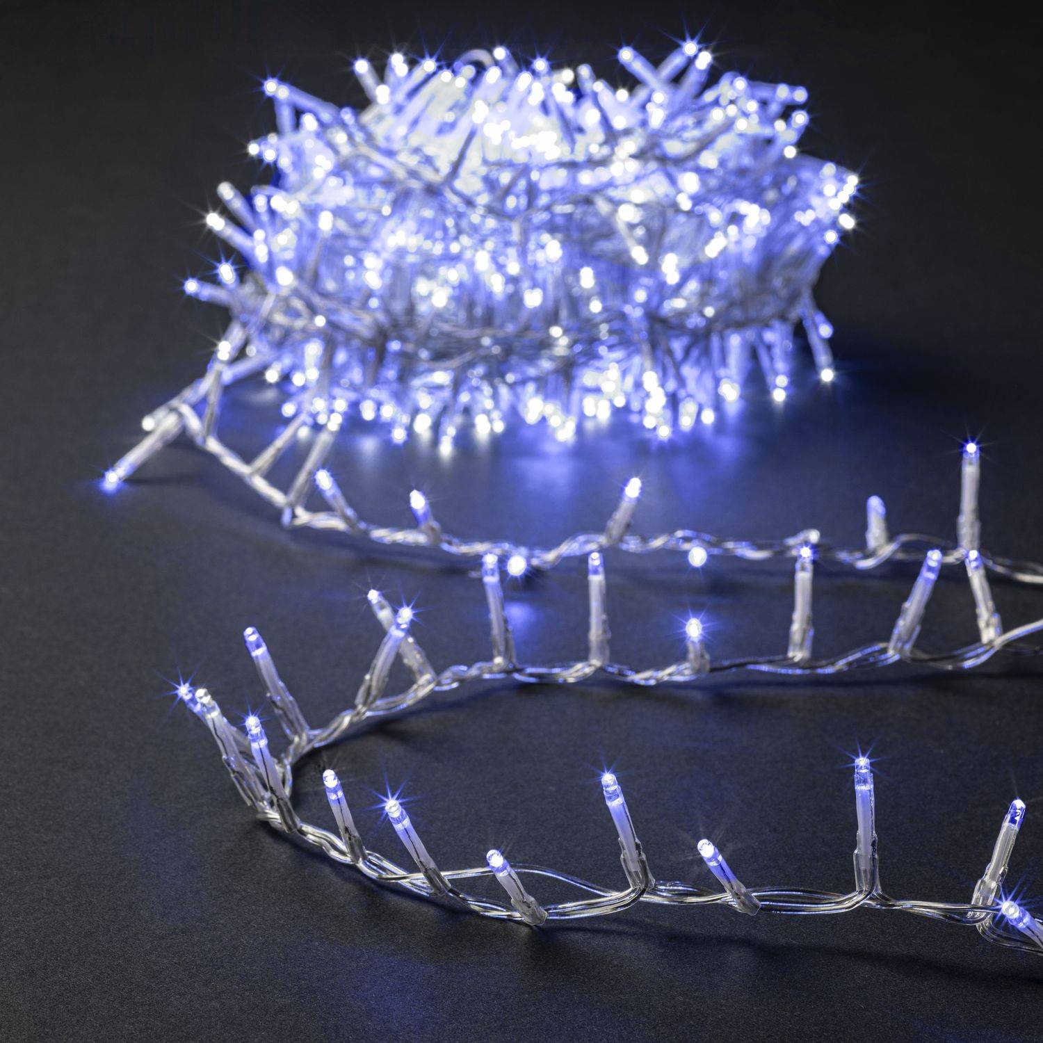 Sans Marque - Guirlande Boa d'extérieur 25 mètres - 1000 LED - Bleu - Féérie Lights & Christmas - Image 2