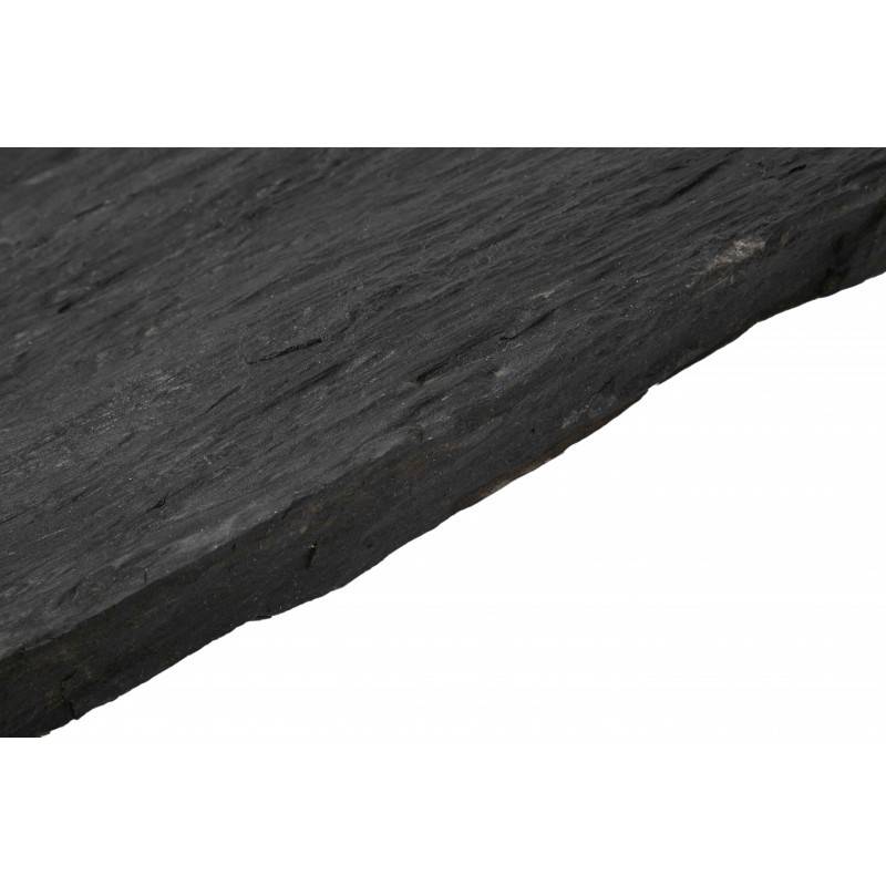 Jardinex - Pas japonais palis schiste ardoisier 100 x 30 cm - Noir  (Lot de 15) - Jardinex - Imagen 2