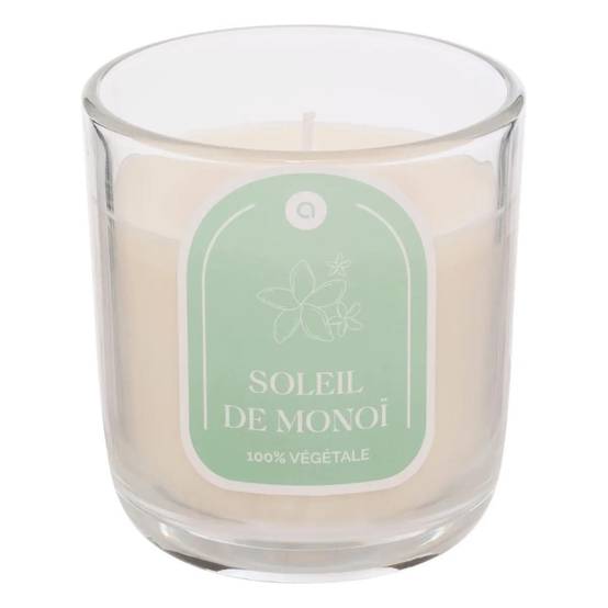 Bougie Parfumée en Verre "Floa" 210g Monoï - Image 1