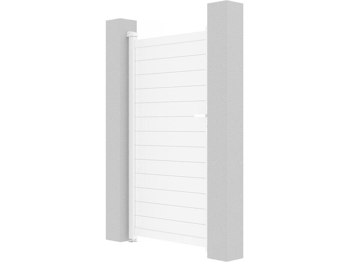 Habitat Et Jardin - Portillon Aluminium "eric" - 101.2 X 180.9 Cm - Blanc -habitat Et Jardin - Imagen 4