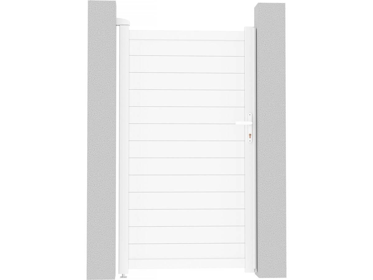 Habitat Et Jardin - Portillon Aluminium "eric" - 101.2 X 180.9 Cm - Blanc -habitat Et Jardin - Imagen 1