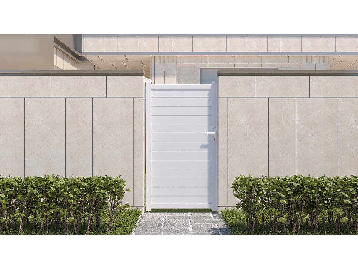 Habitat Et Jardin - Portillon Aluminium "eric" - 101.2 X 180.9 Cm - Blanc -habitat Et Jardin - Imagen 2