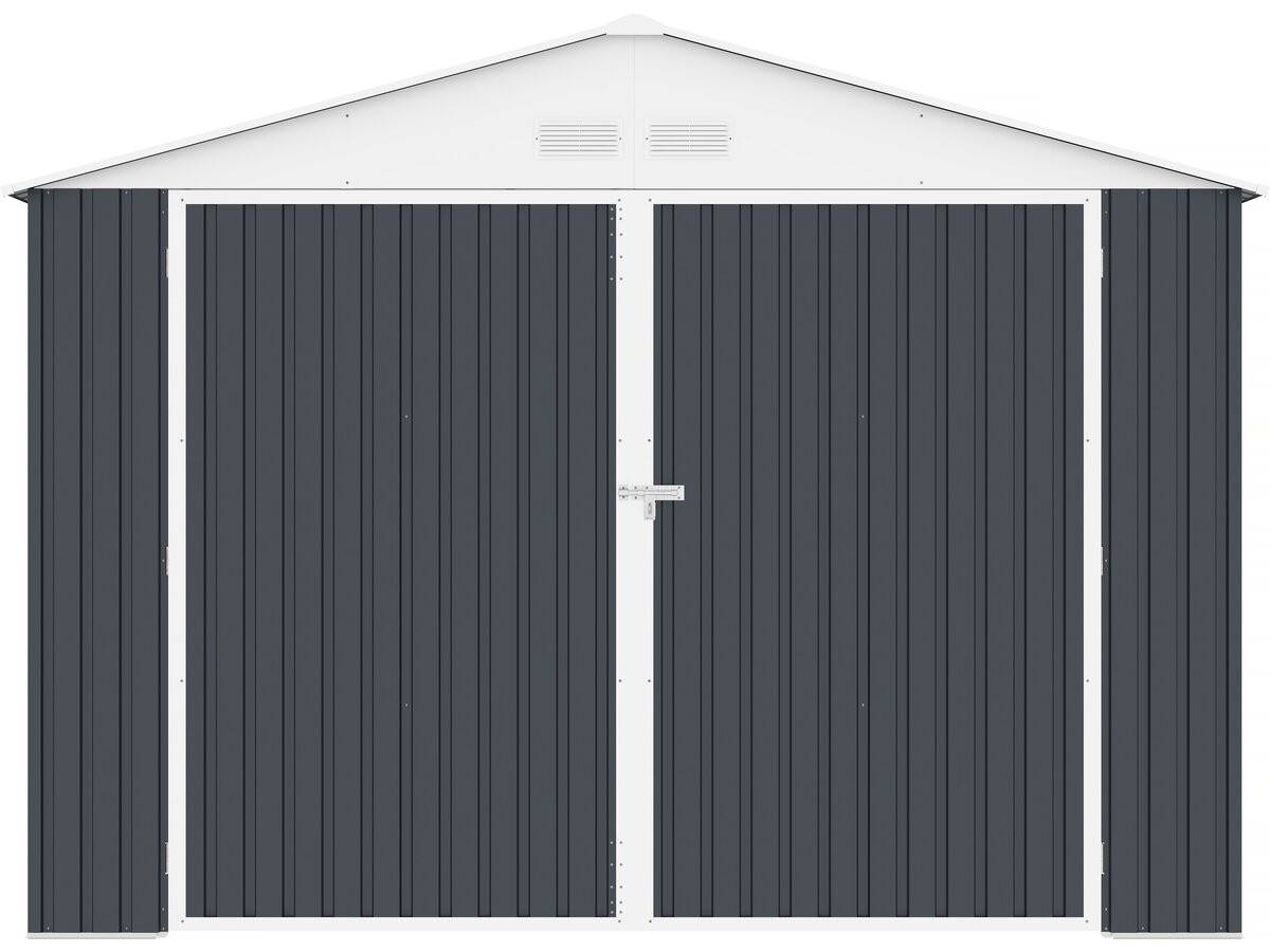 Habitat Et Jardin - Garage Métal "houston" 15,36 M² - Anthracite -habitat Et Jardin - Imagen 4