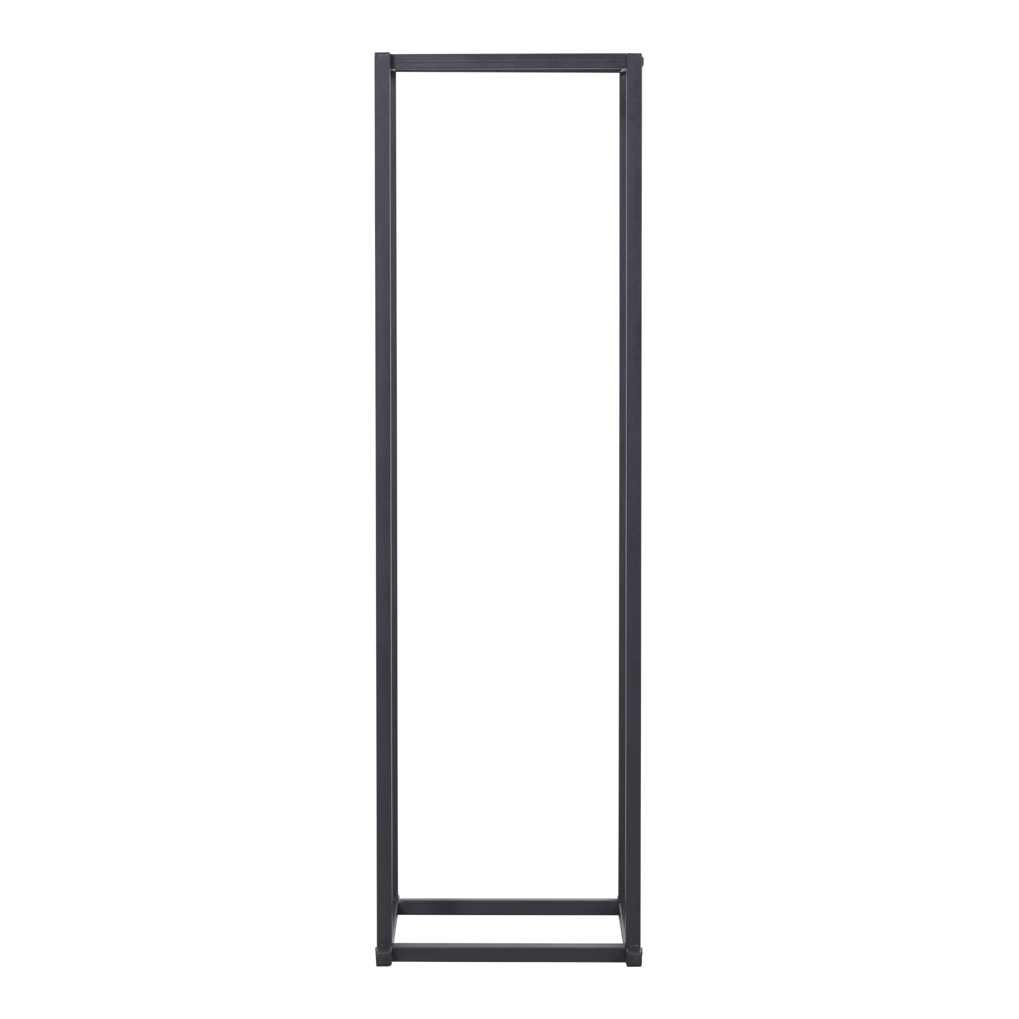 [en.casa] - Range-bûches Tibro en acier 35 x 35 x 120 cm noir [en.casa] - Image 5