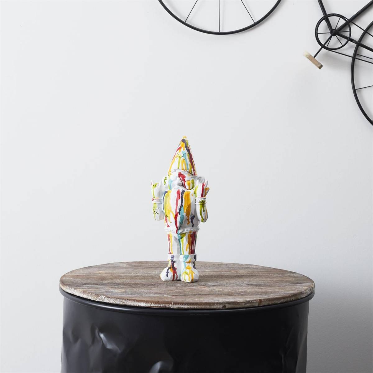 The Home Deco Factory - Statue intérieure extérieure en polyrésine Nain 13.5 x 12 x 33 cm Rock - Imagen 7