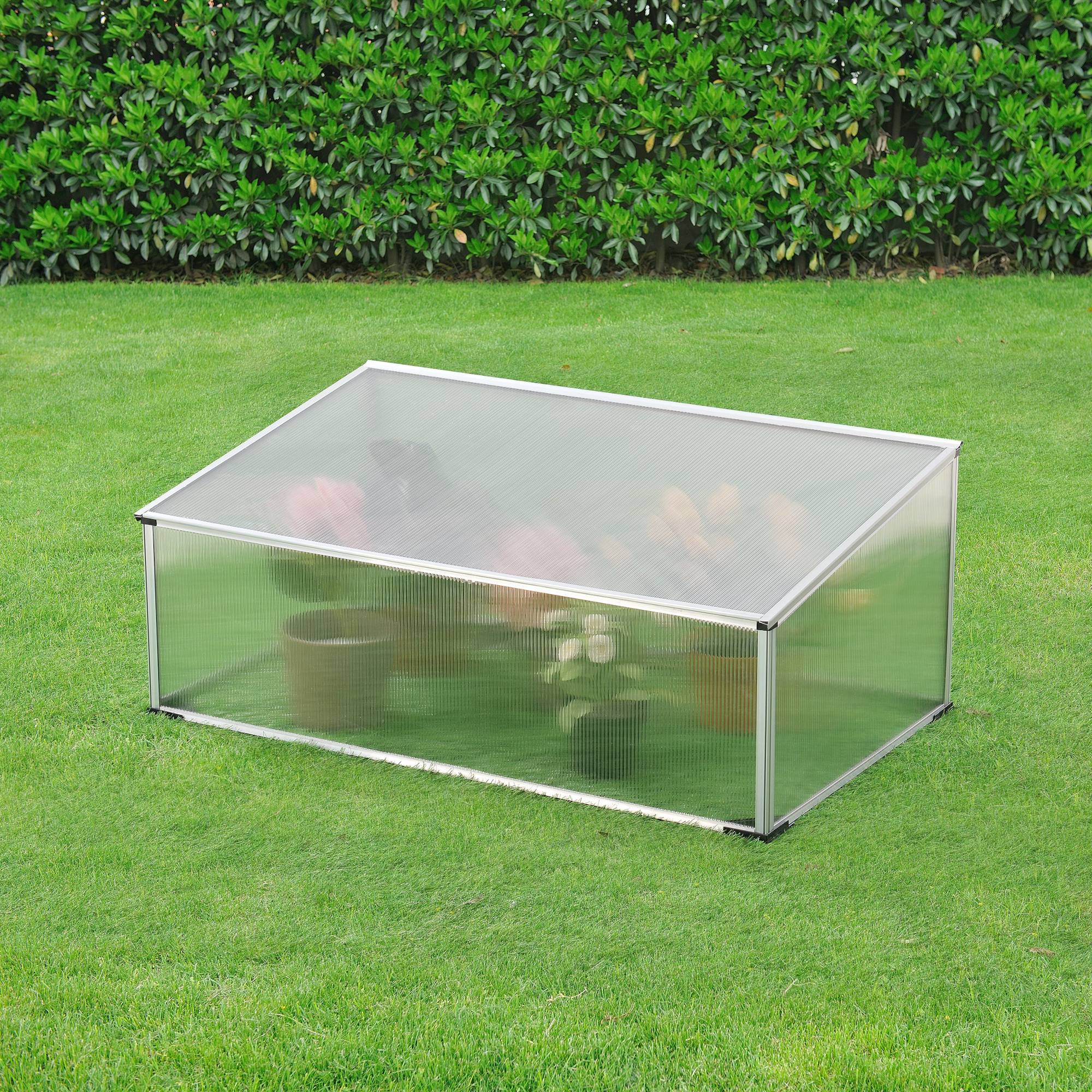 [en.casa] - Châssis de Jardin Horta avec Toiture Polycarbonate 100 x 60 x 40 cm [en.casa] - Imagen 5