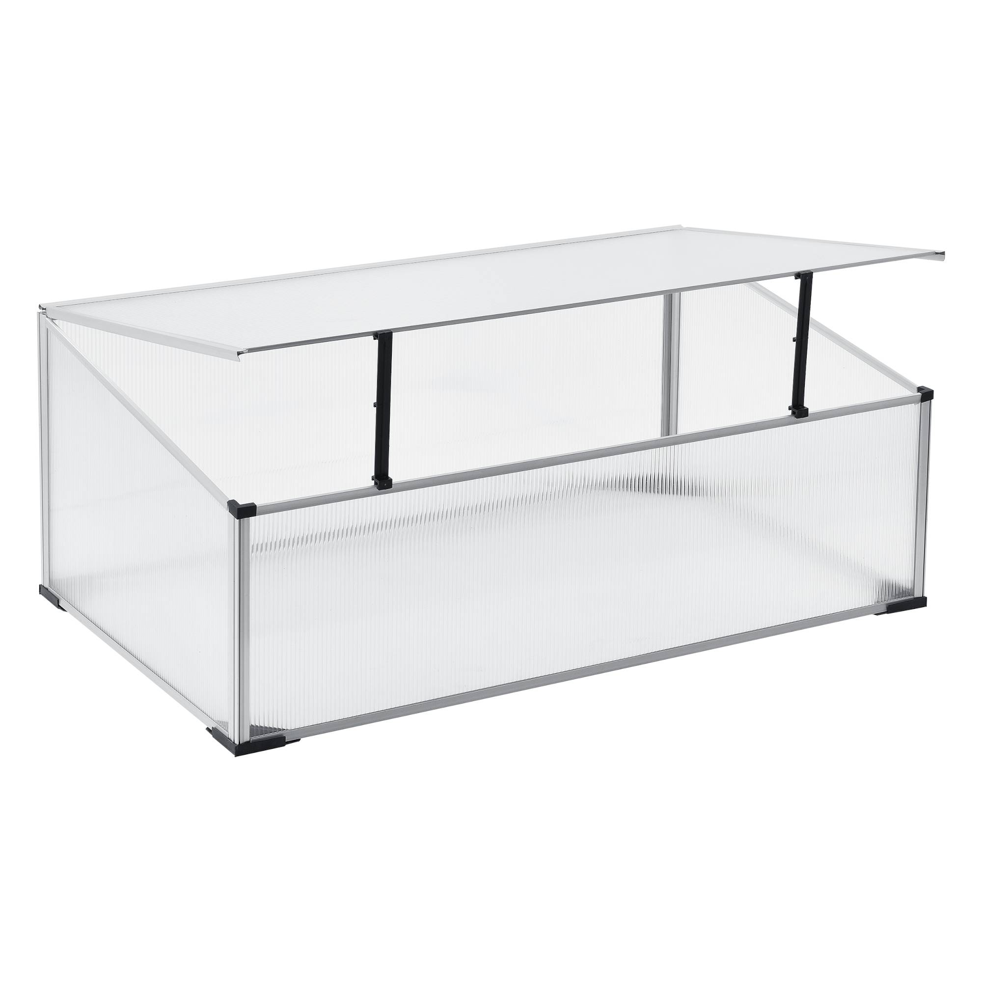 [en.casa] - Châssis de Jardin Horta avec Toiture Polycarbonate 100 x 60 x 40 cm [en.casa] - Imagen 1
