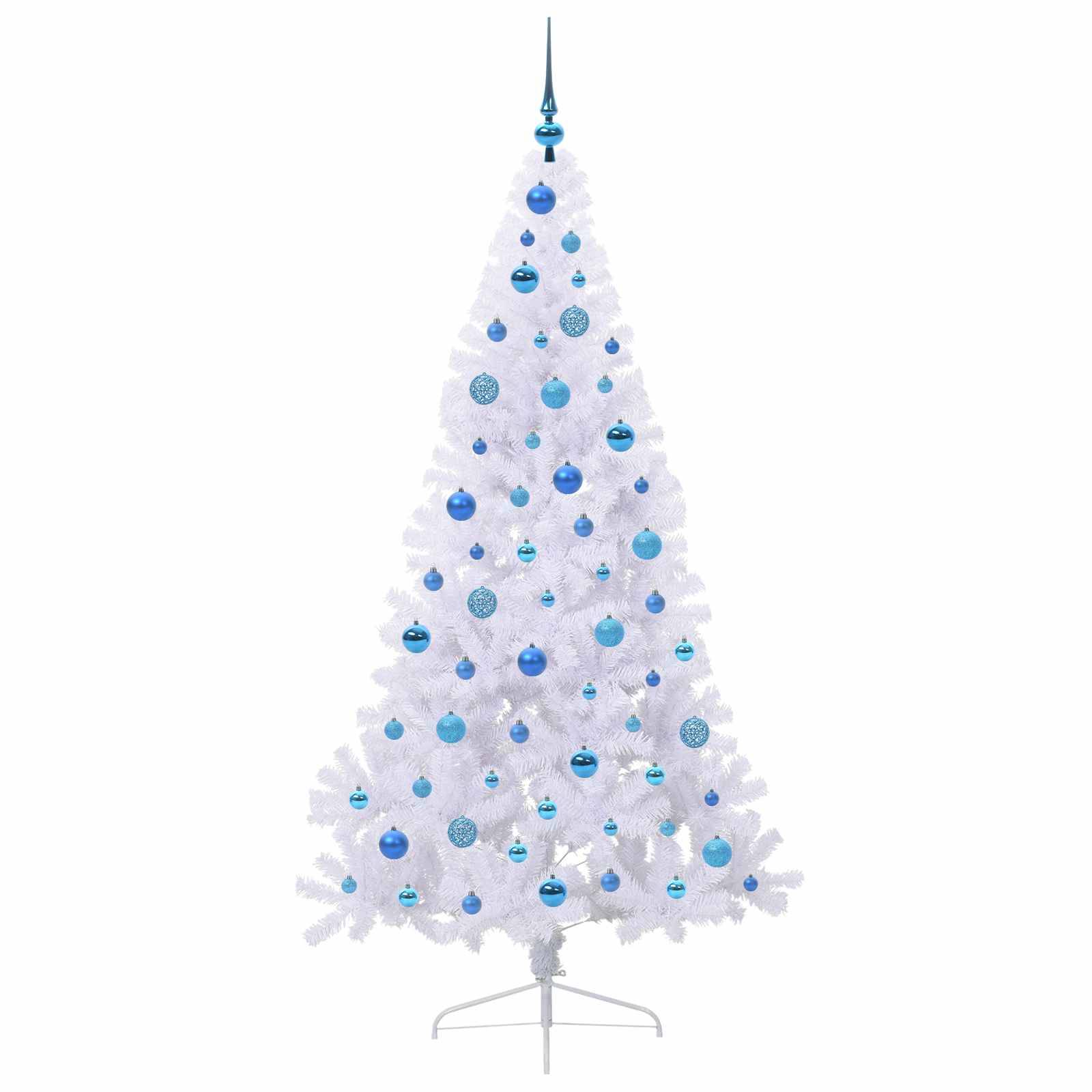 Vidaxl - Sapin de Noël artificiel avec 300 LED Blanc 180 cm PVC et Acier vidaXL 3426819 - Image 5