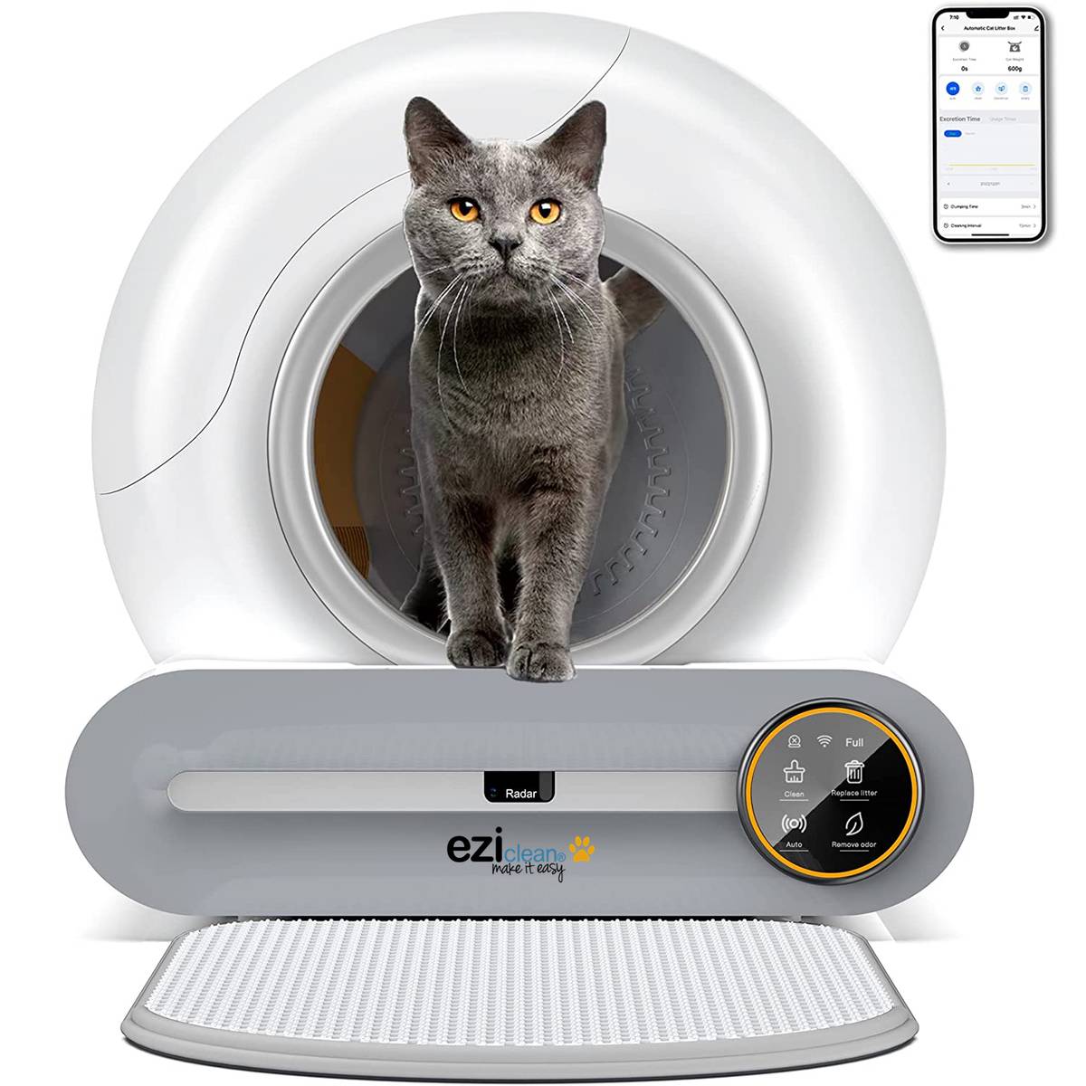 Litière robot autonettoyante connectée pour chat – Maison de toilette intelligente avec nettoyage automatique – CATBOT K8i – EZICLEAN - Image 1