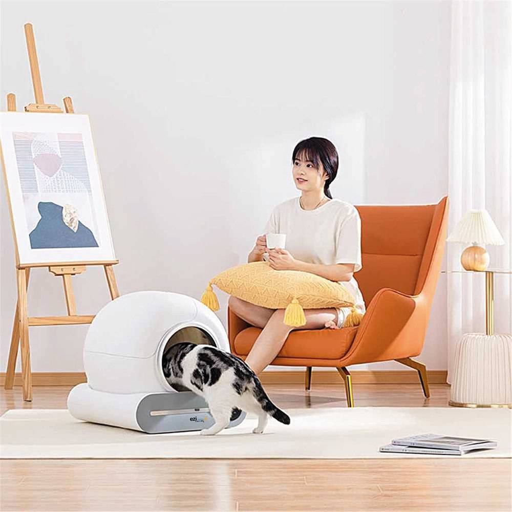 Litière robot autonettoyante connectée pour chat – Maison de toilette intelligente avec nettoyage automatique – CATBOT K8i – EZICLEAN - Image 5
