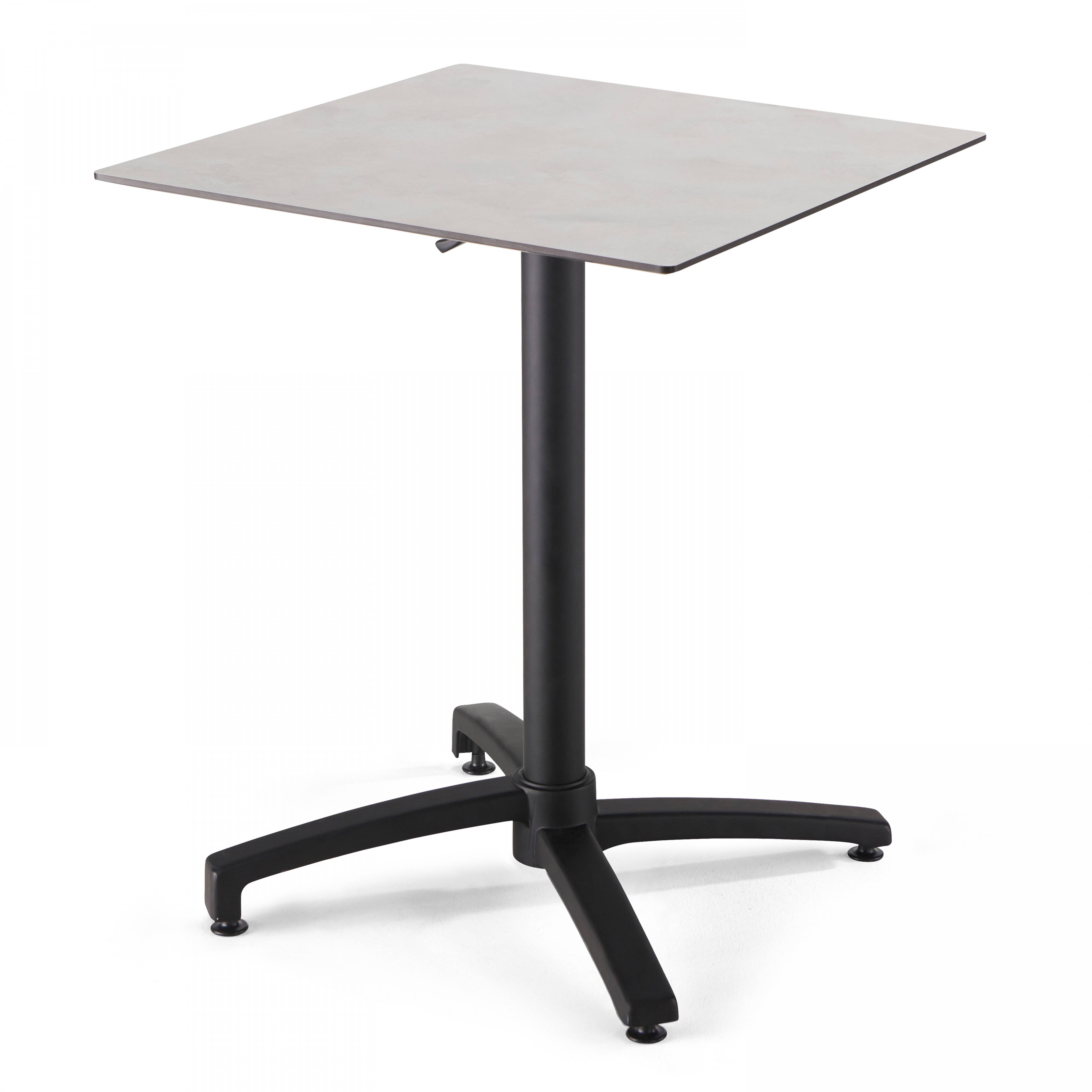 Oviala - Plateau de table stratifié 70x70 cm béton gris clair Opéra - Oviala - Imagen 5