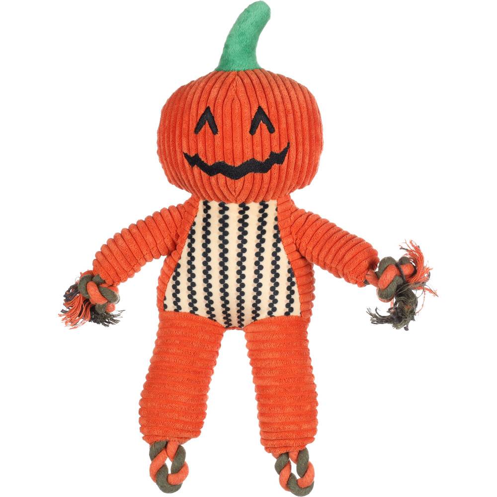 Flamingo - Jouet Bunut Citrouille Orange Halloween 32 x 30 cm pour chien - Imagen 1