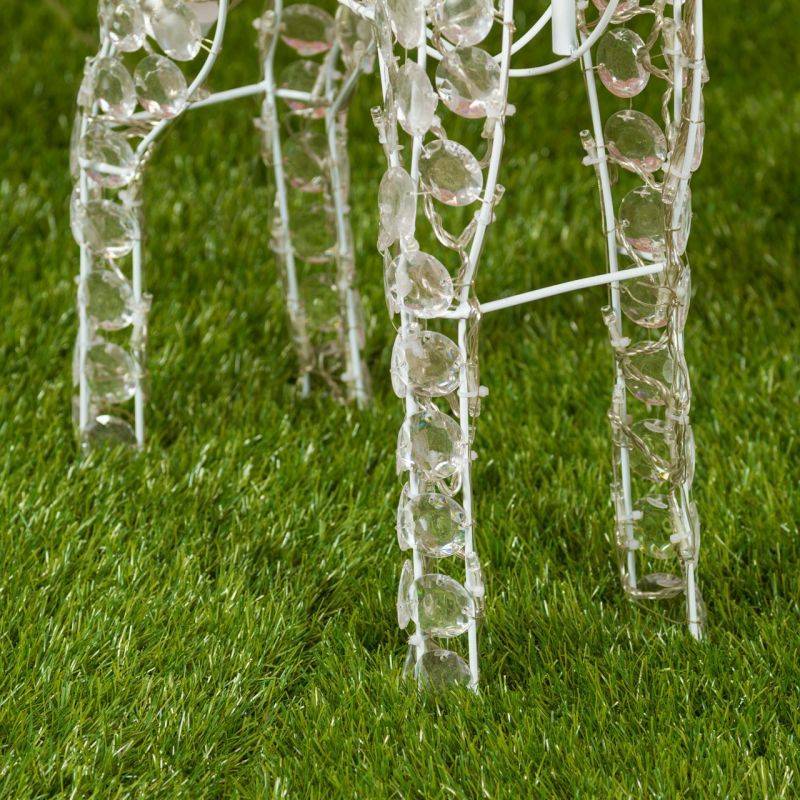 Lotti - Renne lumineux 3D tête en mouvement 90CM 200 LED blanc froid fixe extérieur professionnel Lotti - Imagen 8