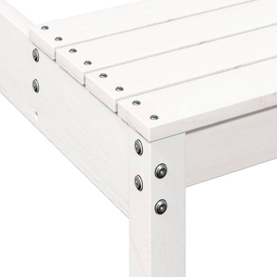 Table de pique-nique bois massif de pin blanc 110 x 134 x 75 cm - PANGIVO - Image 7