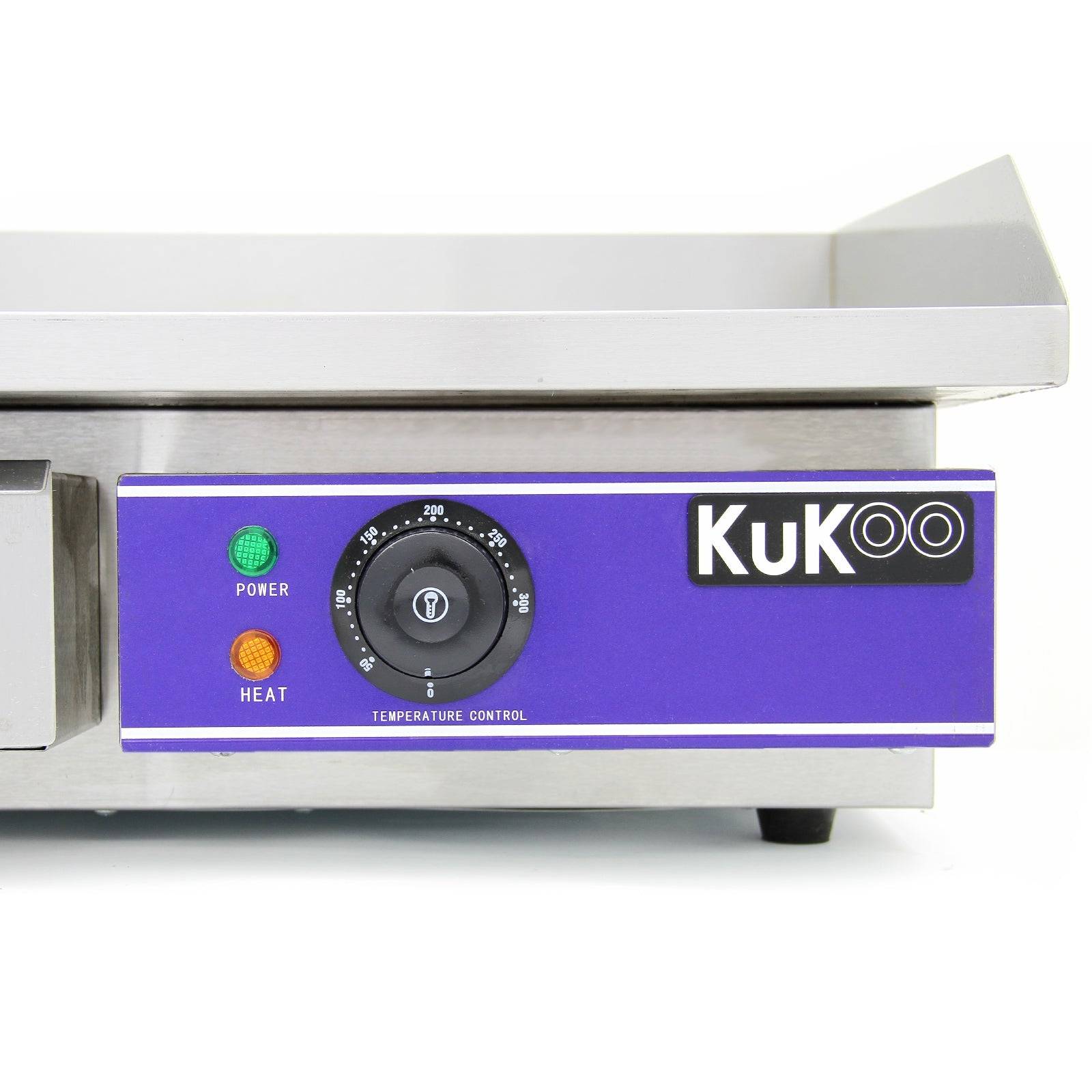 Kukoo - KuKoo Plaque de Cuisson Professionnelle Inox de 50cm - Imagen 4