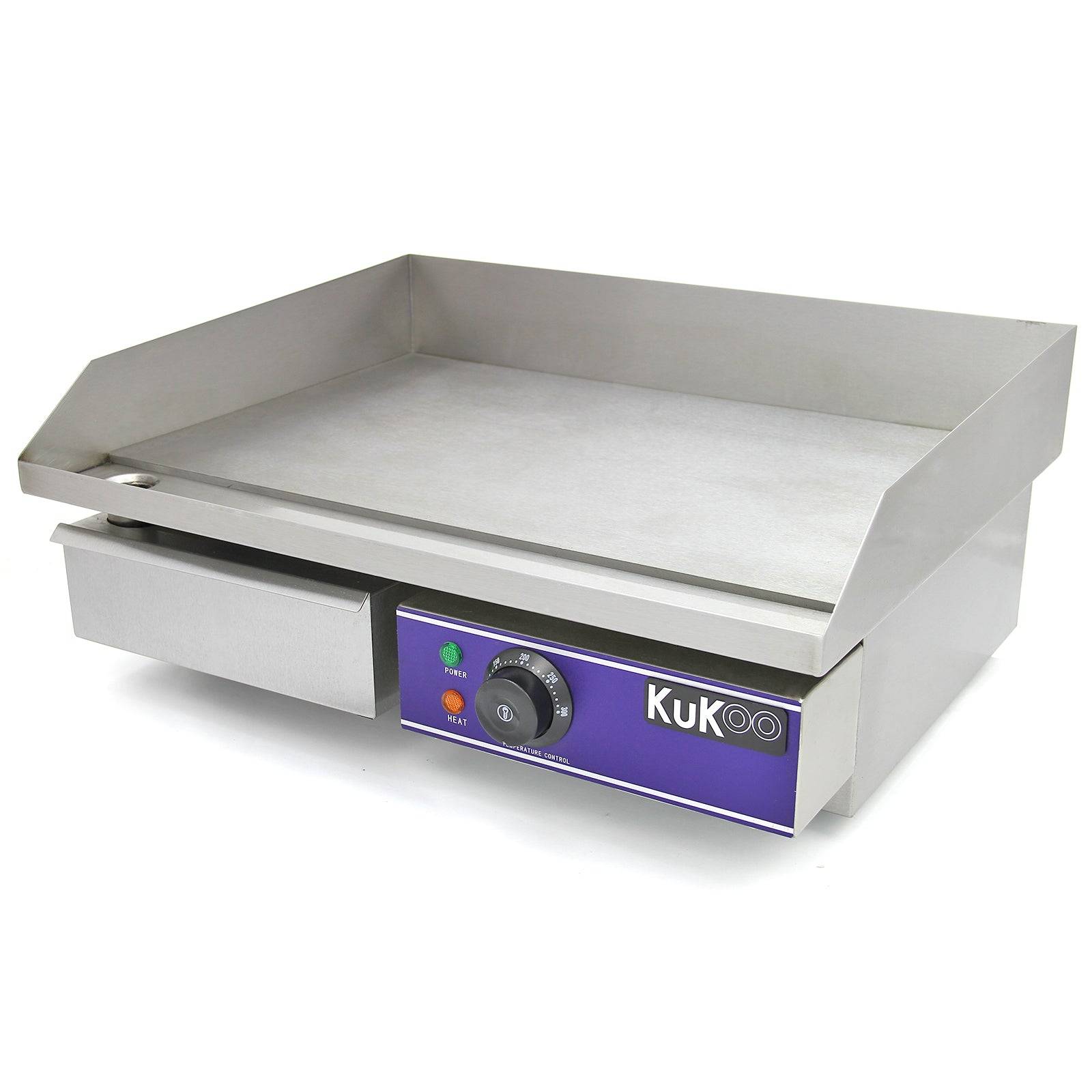 Kukoo - KuKoo Plaque de Cuisson Professionnelle Inox de 50cm - Imagen 1