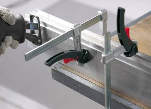 Presse légère à serrage rapide Kliklamp BESSEY - serrage 120 mm - saillie 80 mm - Rail 20x5 mm - KLI12 - Imagen 3