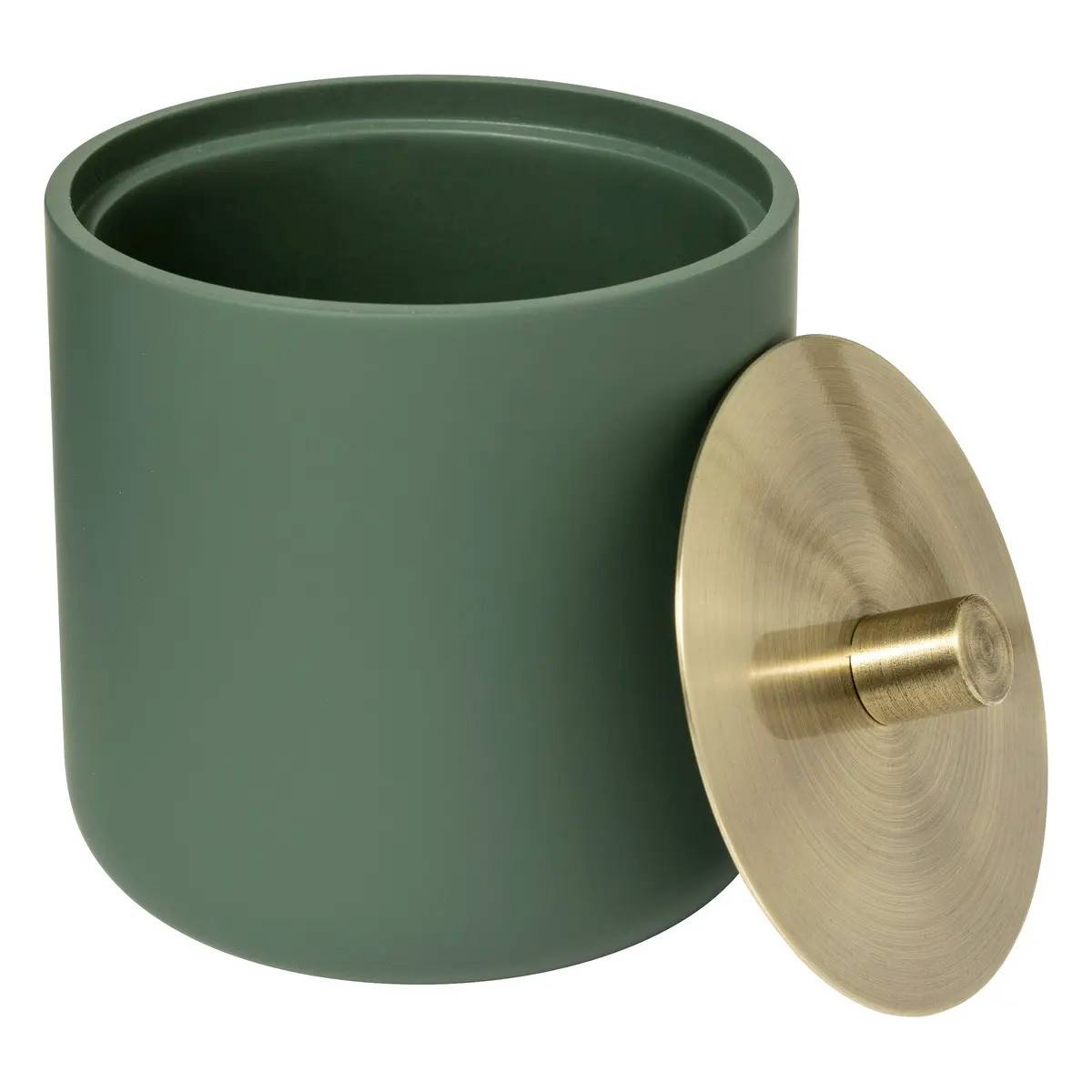 Pot à Coton "Duo" 11cm Vert - Image 2