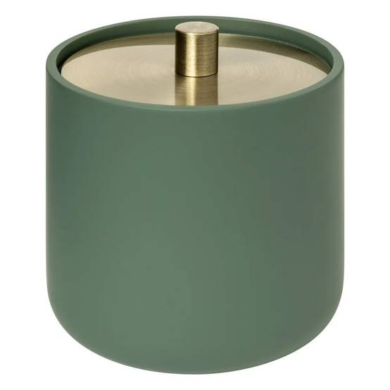 Pot à Coton "Duo" 11cm Vert - Image 1