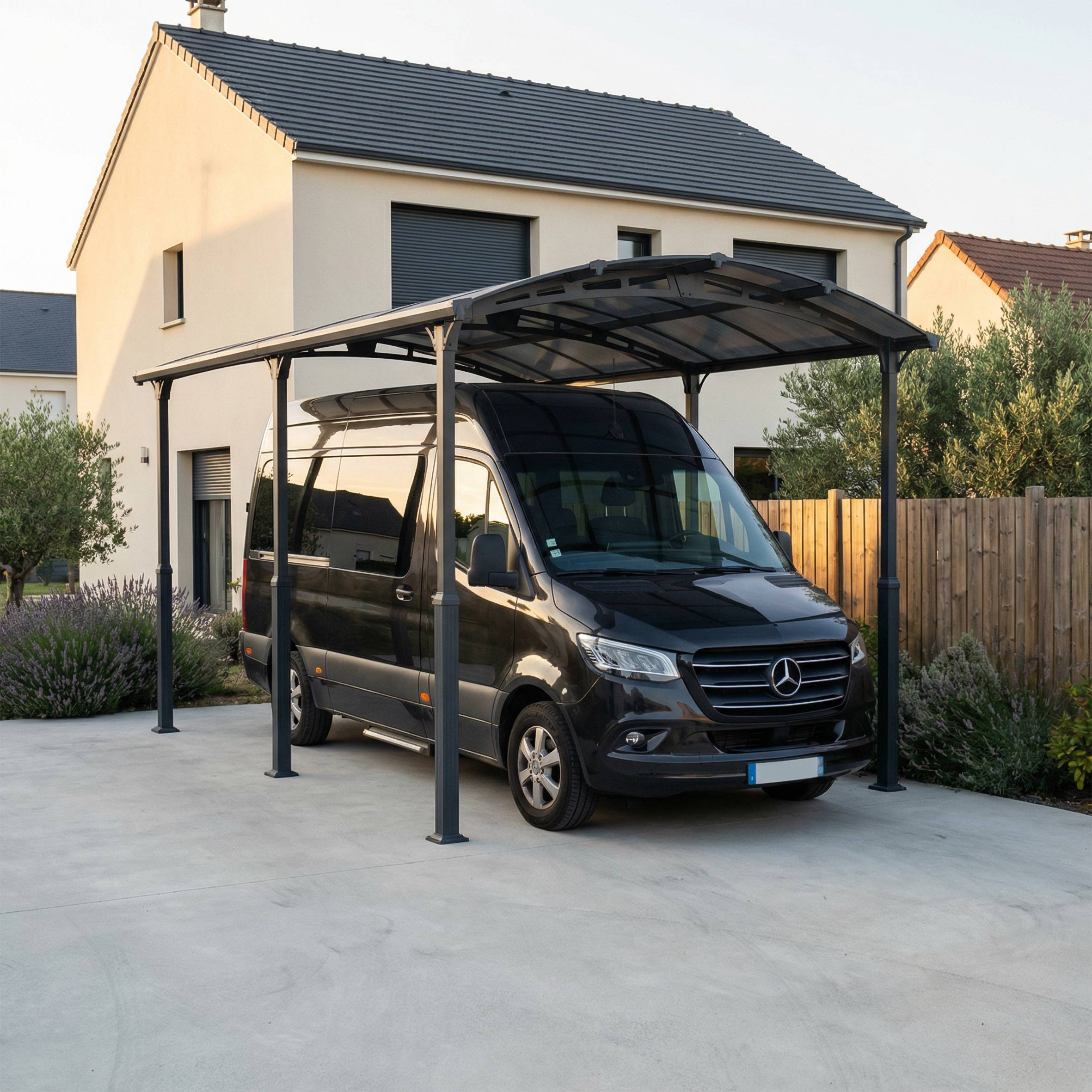 Canopia - Canopia Carport Camping-Car Alpine 5,07 x 3,52 m Gris - Imagen 3