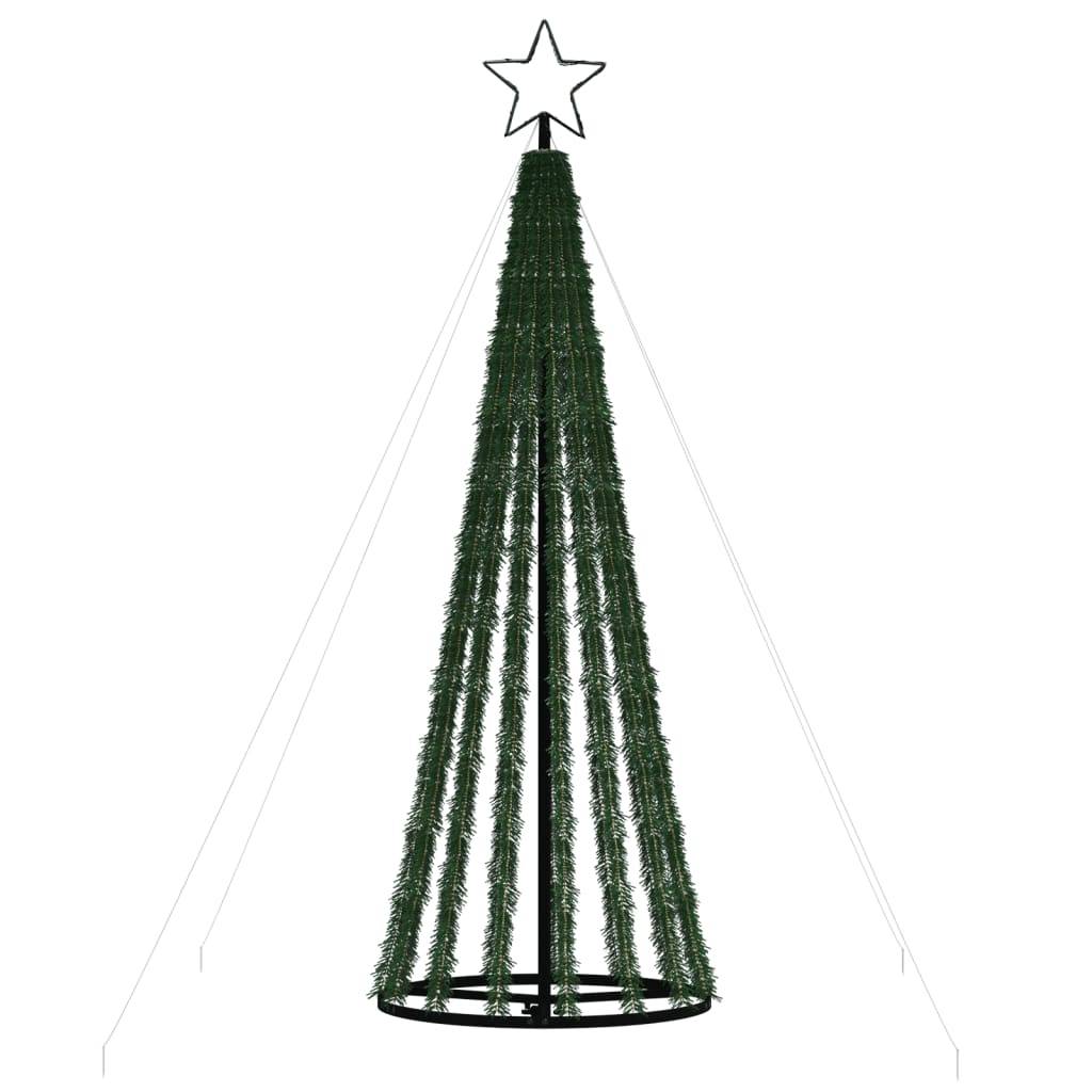 Sapin De Noël - Arbre de Noël lumineux conique 275 LED colorées 180 cm - Image 5