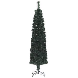 Arbre de Noël - Sapin de Noël artificiel mince et support 120 cm fibre optique