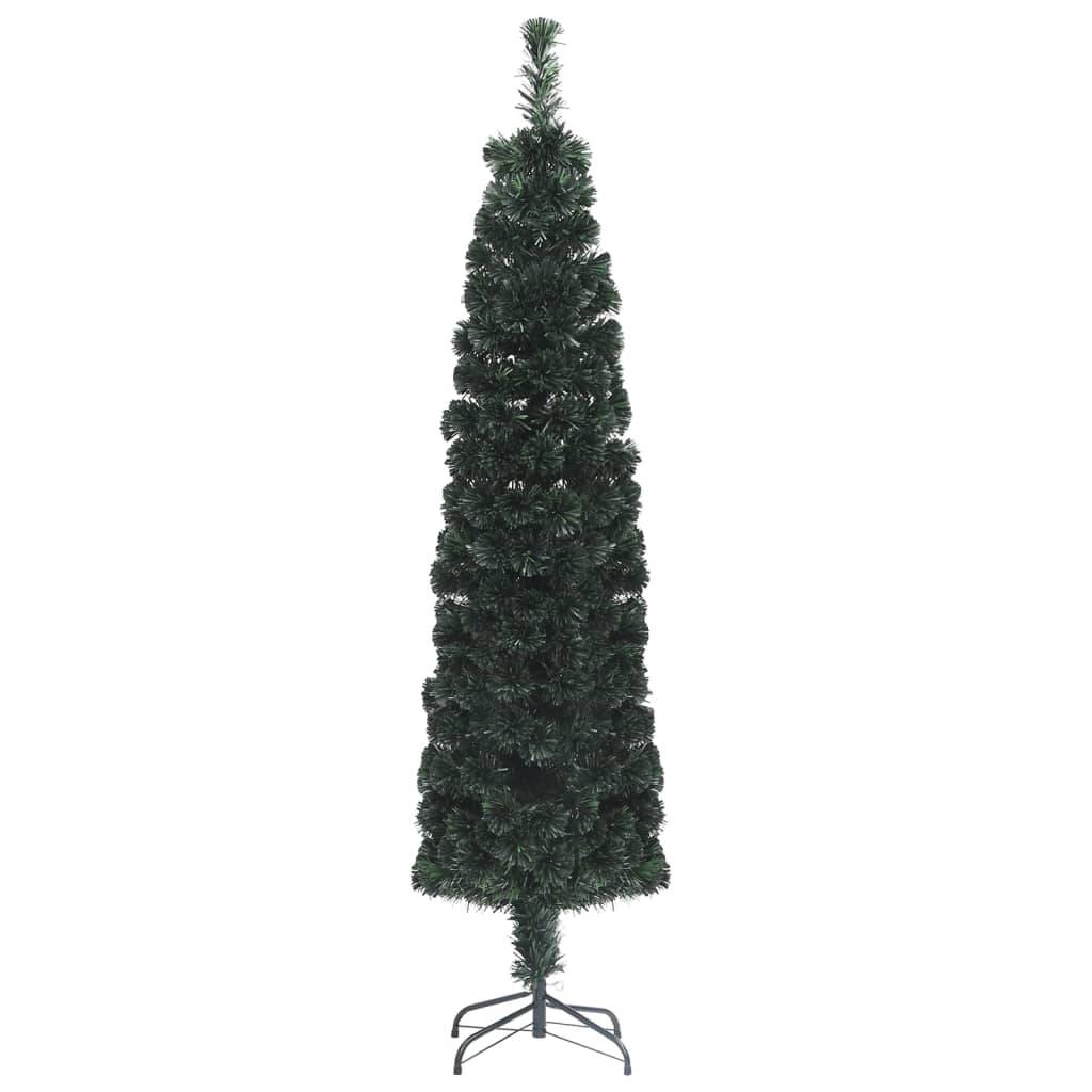 Arbre de Noël - Sapin de Noël artificiel mince et support 120 cm fibre optique - Image 1