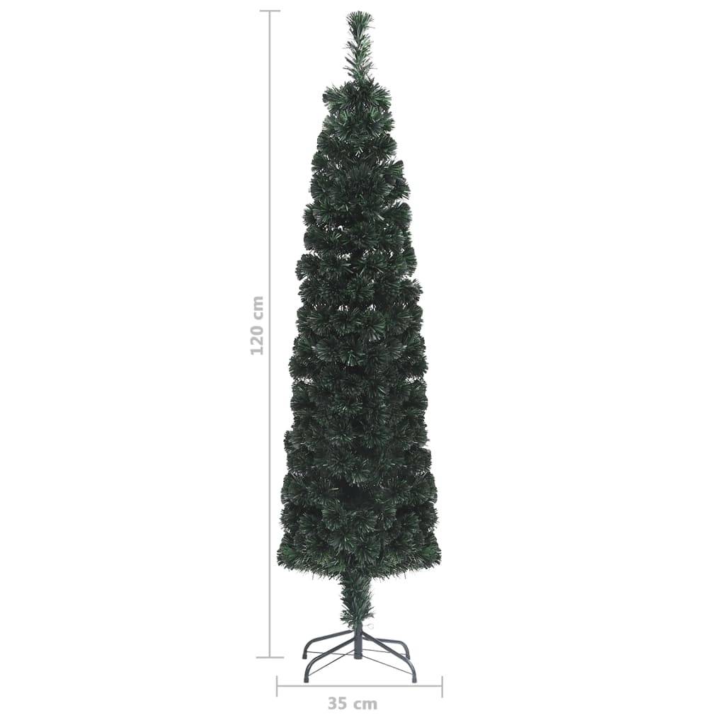 Arbre de Noël - Sapin de Noël artificiel mince et support 120 cm fibre optique - Image 8