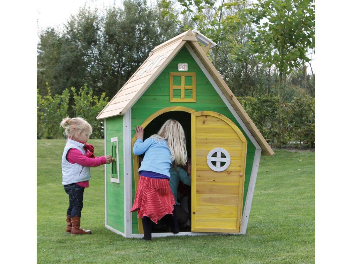 Exit Toys - Maisonnette en bois pour enfants Fantasia 100 Vert - Exit Toys - Imagen 5